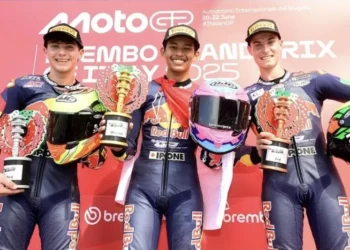 Sejarah! Pembalap Indonesia Veda Ega Pratama Juara di Sirkuit Mugello Italia