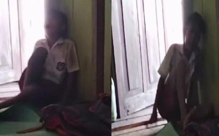 Viral Video Anak SD Bernama Galang Menangis Histeris Diminta Berhenti Sekolah Tak Ada Ongkos, Karena Sang Ayah Lumpuh