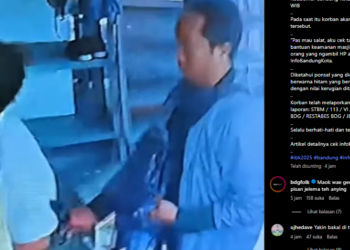 Viral! Aksi Copet di Masjid Al Ukhuwah Bandung Terekam CCTV, Tampang Pelaku Jelas, Curi Samsung Galaxy A33 5G