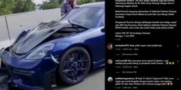 Viral! Perempuan 21 Tahun Kemudikan Supercar Porsche Tabrak Toyota Rush di Tol Surabaya-Gempol, 7 Orang Jadi Korban Termasuk Balita