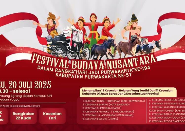 Festival Budaya Nusantara Meriahkan Hari Jadi Purwakarta Kota dan Kabupaten