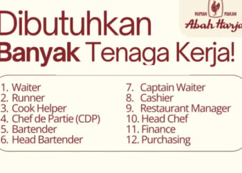 12 Posisi Sekaligus! Rumah Makan Abah Harja Bandung Gelar Loker Walk In Interview