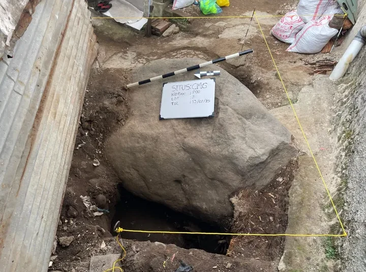 Penemuan Batu Diduga Prasasti di Tamansari Bandung, Pemkot Teliti Sejarahnya