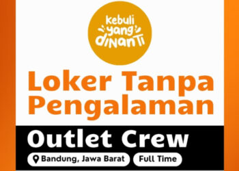 Buat Tamatan SMA SMK! Kebuli yang Dinanti Bandung Buka Loker Outlet Crew