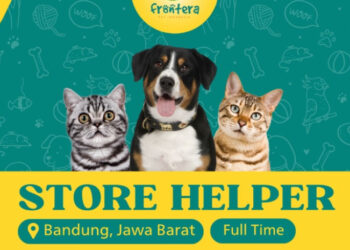 Frontera Pet Bandung Gelar Loker Store Helper, Simak Syarat dan Link Daftarnya di Sini