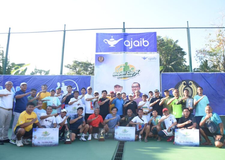 Tim Tenis Club Tuan Rumah Juara Bupati Cup X, ARB Bekasi Runner Up