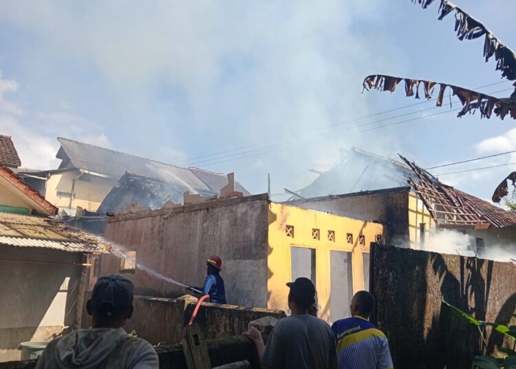 3 Rumah Ludes Terbakar di Cigalontang Kabupaten Tasikmalaya, Ini Penyebabnya