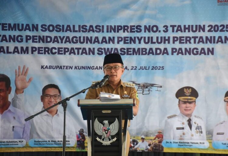 Petani dan Penyuluh adalah Pahlawan Ketahanan Pangan, Ini Kata Bupati Kuningan