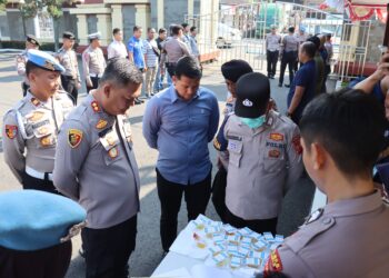 Polres Ciamis Adakan Tes Urine Dadakan Terhadap Personelnya