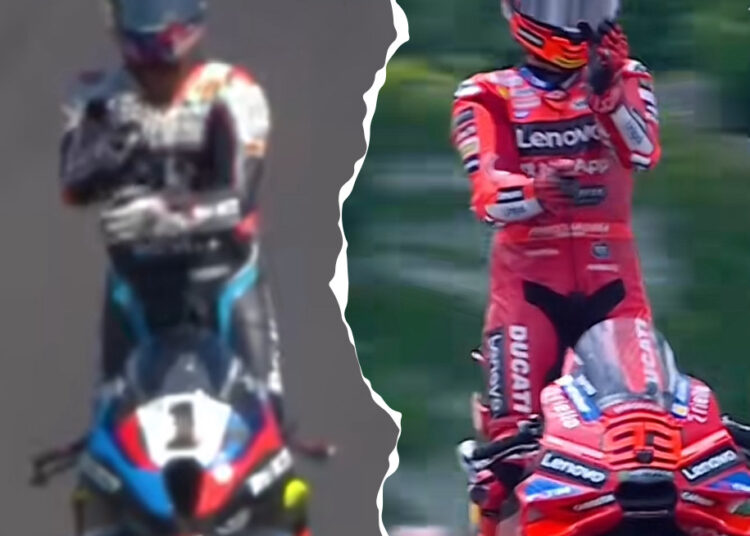 Budaya Indonesia Mendunia! Marquez dan Toprak Gunakan Selebrasi Pacu Jalur Usai Menangkan Race