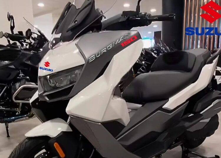 Bocoran Suzuki Burgman 150, Siap Saingi NMax dan PCX?