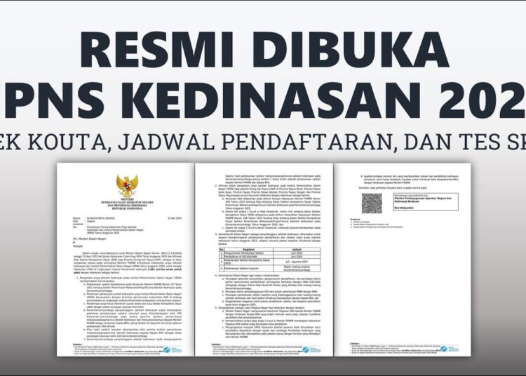 Jangan Lewatkan! CPNS dan PPPK 2025 Buka Ribuan Lowongan di Instansi Pemerintah