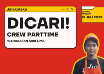 Info Loker Part Time! Jalakoteku Bandung Adakan Lowongan Crew Store