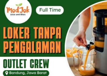 Lulusan SMA SMK Mendekat! Modjok Juice and Bites Bandung Buka Loker Outlet Crew