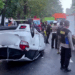 Kecelakaan di Jalan Rajawali Bandung, Mobil Yaris Terguling Hingga Oli Tumpah ke Jalanan Begini Kronologinya