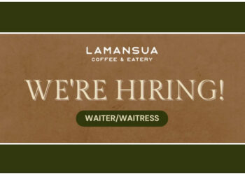 Tamatan SMA SMK DAFTAR! Lamansua Coffee and Eatery Bandun Gelar Loker Waiter
