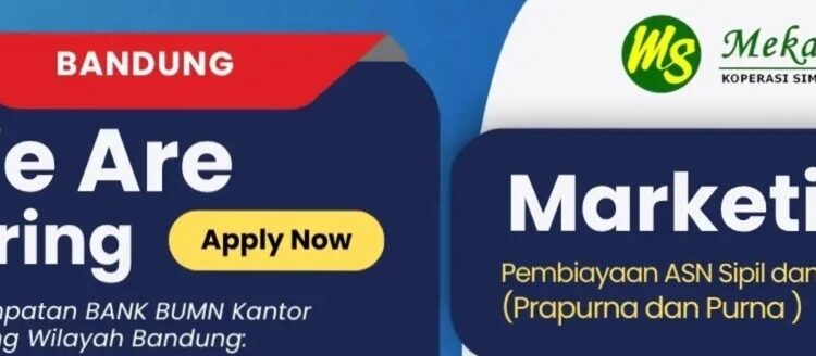 Lowongan Kerja Marketing Wilayah Bandung, Banyak Penempatan & Benefit Menarik!