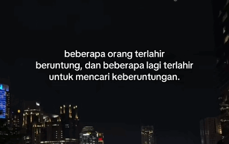 “Terlahir Beruntung vs Terlahir untuk Mencari Keberuntungan”, Dua Jalan, Satu Tujuan