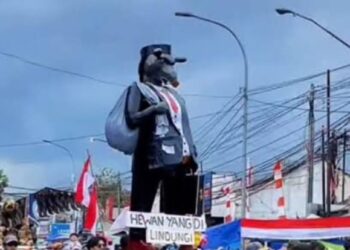 Setelah Heboh ‘One Piece’, Ornamen Tikus Berdasi Tiba-tiba Muncul di Nagreg dan KBB Saat Karnaval 17 Agustusan
