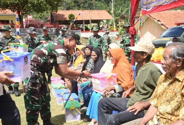 Korem 063 Sunan Gunung Jati Cirebon Gelar Serbuan Teritorial TNI di Kuningan