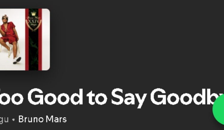 Makna Singkat Lagu Too Good to Say Goodbye – Bruno Mars, Kisah Cinta yang Terlalu Berharga untuk Diakhiri