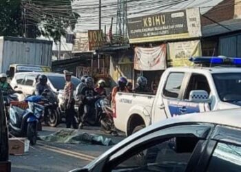 Tragis, Pemotor Tewas di Jalan Raya Cinunuk, Diduga Korban Tabrak Lari
