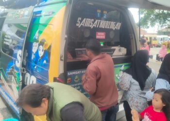 Kolaborasi Bappenda Kuningan dan Samsat Jemput Bola di CFD