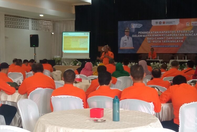 BPBD Kota Tasikmalaya Kumpulkan Camat dan Lurah, Ini Hal yang Dibahas