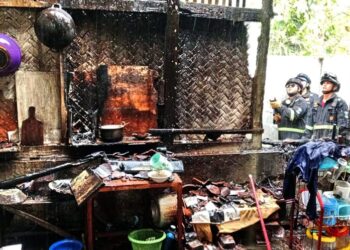 Rumah Nenek Eroh di Kadugede Kuningan Ludes Terbakar