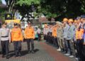 Kapolres Garut Pimpin Apel dan Gladi Lapang Kesiapsiagaan Bencana