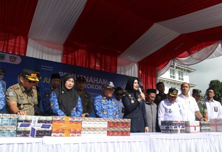 7 Juta Batang Rokok Ilegal Dimusnahkan, Potensi Kerugian Negara Mencapai Rp 5,3 Miliar