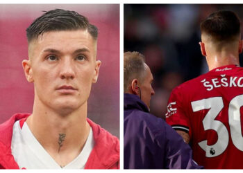 Manchester United Berharap Cedera Lutut Benjamin Sesko Tak Serius