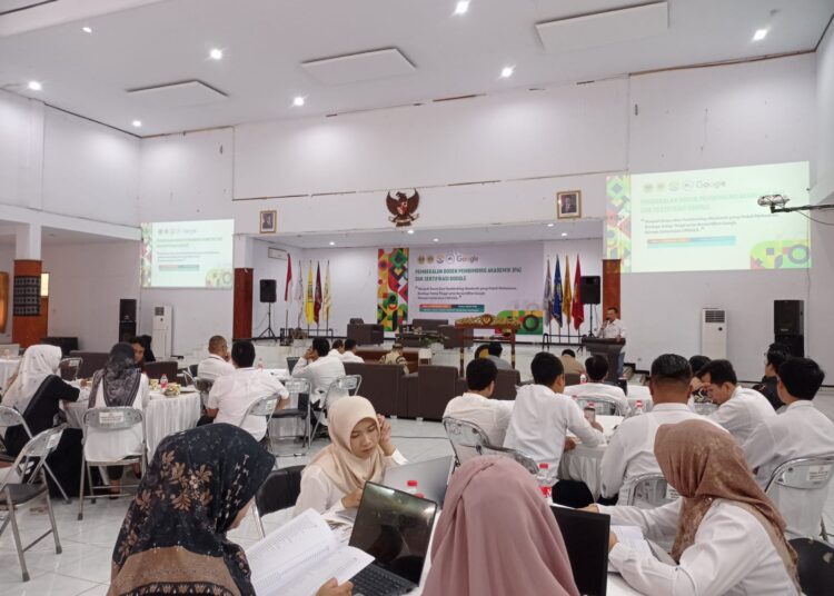 KPBK3 Uniku Sukses Gelar Pembekalan dan Sertifikasi Google Bagi Dosen Pembimbing Akademik