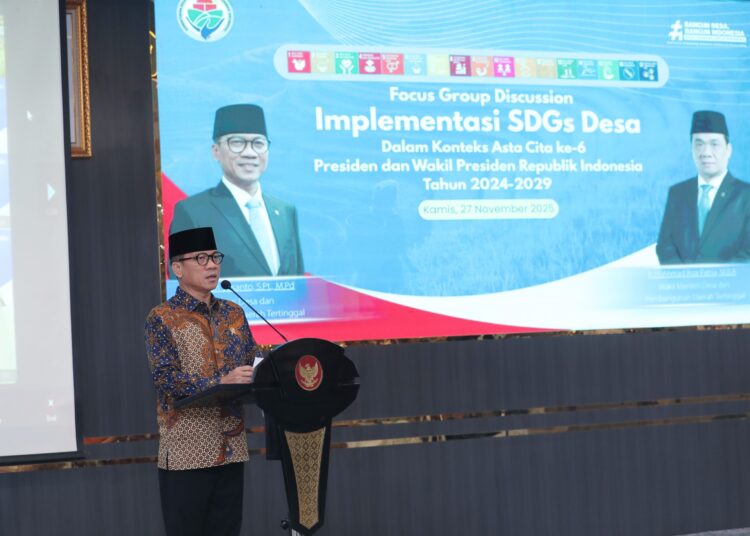 Mendes PDT: 12 Aksi Bangun Desa Merangkum Tujuan SDGs
