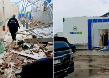 Klinik Sehat Ciledug Disapu Angin Puting-Beliung, 4 Pasien dan 1 Dokter Tertimpa Reruntuhan