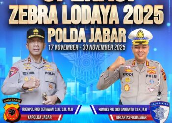 Mulai Besok, Polda Jabar Gelar Operasi Zebra Lodaya, Ini Sasarannya