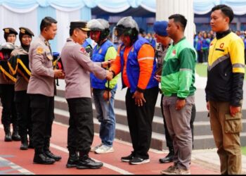 5000 Ojeg Online Ikuti Apel Kamtibnas di Soreang, Begini Pesan Kapolri Listyo Sigit