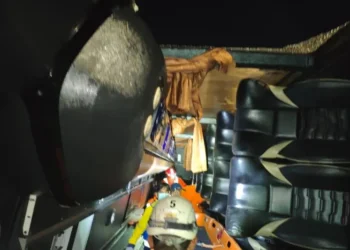 Kecelakaan Maut, Bus Terguling di Tol Krapyak Semarang Jawa Tengah, 15 Meninggal, Belasan Terluka