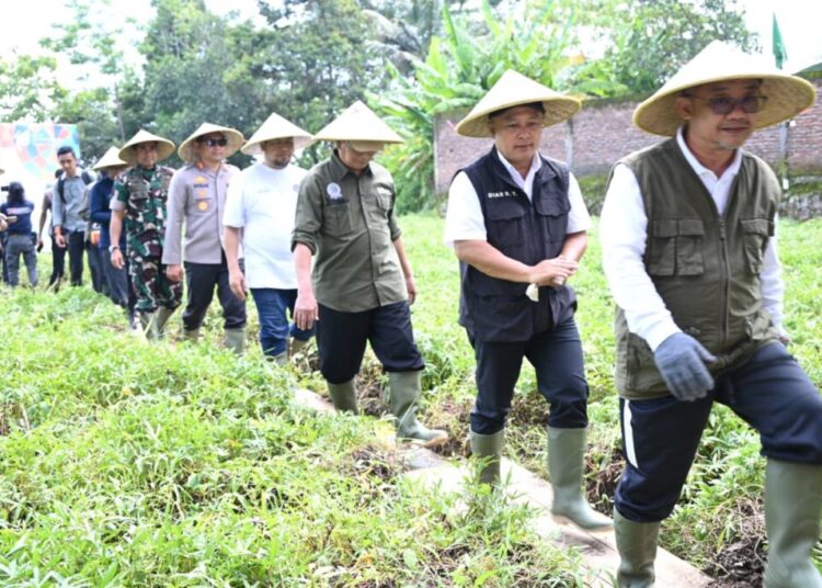 Pengukuhan Jama’ah Tani dan Panen “Boled” dihadiri Mendikdasmen RI