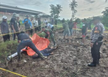 Dedi Petani warga Desa Purwasari Ditemukan Meninggal di Pematang Sawah