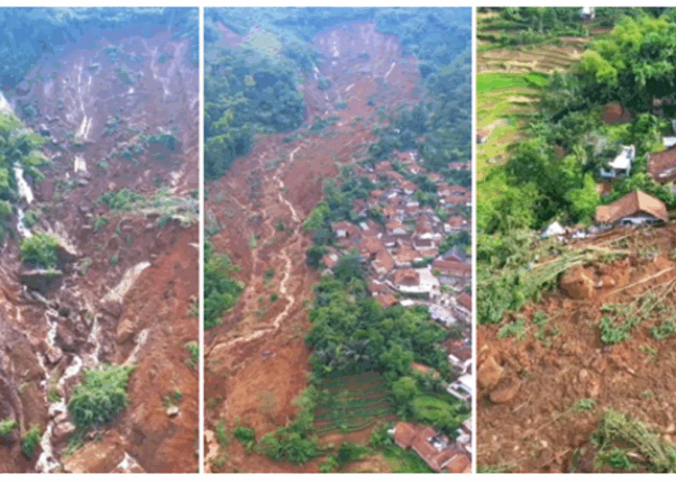 Pencarian 3 Warga yang Tertimbun Material  Longsor di Arjasari Hari Kedua Belum Ditemukan
