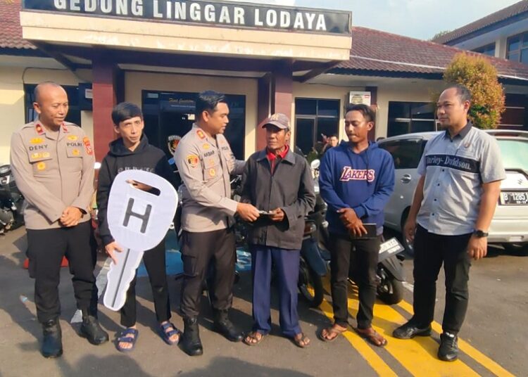 Polres Kuningan Ungkap Curanmor dan Kembalikan Motor ke Pemilik