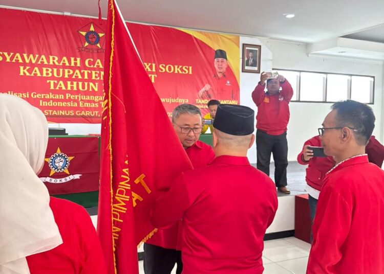 H. Untung Lantik Ketua Depicab SOKSI Kab. Garut Periode 2025-2030