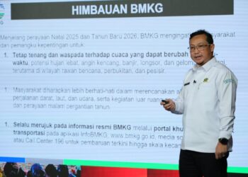 BMKG Imbau Masyarakat Waspadai Peningkatan Curah Hujan Selama Libur Nataru