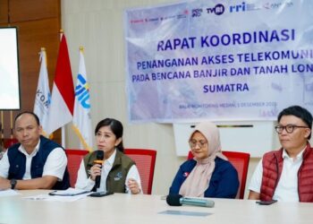 Menkomdigi Pastikan Sinyal di Wilayah Bencana Sumatra Pulih 90 Persen