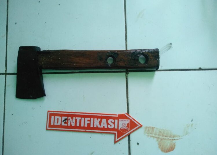 Sadis, Gara-gara Utang, Rambo Hantam Kepala  Fikri Ardiansyah Pakai Kampak Hingga Tewas