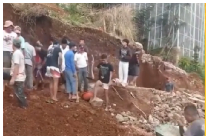 Jatinangor Dilanda Longsor, Empat Warga Meninggal Tertimbun