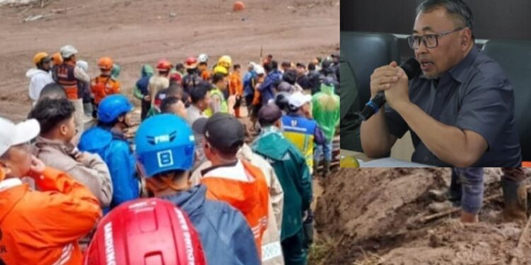 Longsor di Cisarua KBB, H. Untung Prihatin Banyaknya Jumlah Warga yang Tewas Tertimbun