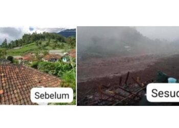 Longsor Terjang Cisarua KBB, 111 Warga Terdampak, 6 Orang Tewas, 84 Masih Dicari