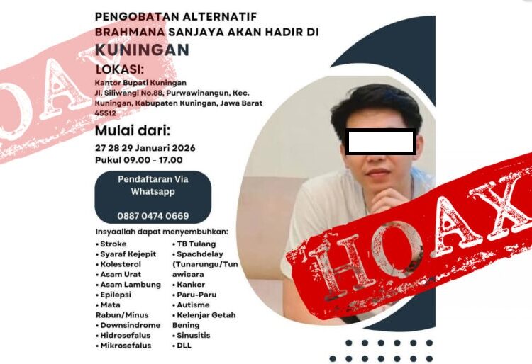 Pengobatan Alternatif Brahmana Sanjaya di Kantor Bupati Kuningan Hoax